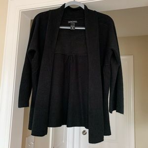 3/4 Length Sleeve Open Front Cardigan